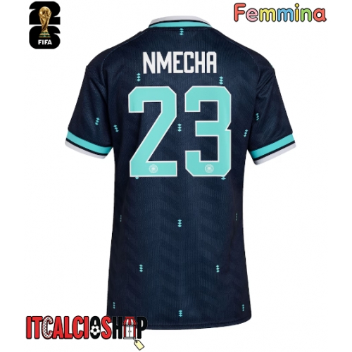 Germania Felix Nmecha #23 Seconda Maglia Femmina Mondiali 2026 Manica Corta